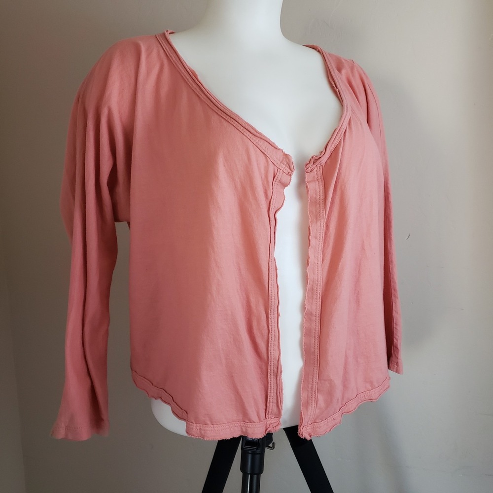 Blue Fish Clothing Womens Open Front Sz 0 S/M Cardigan Shrug Layering Piece Knit